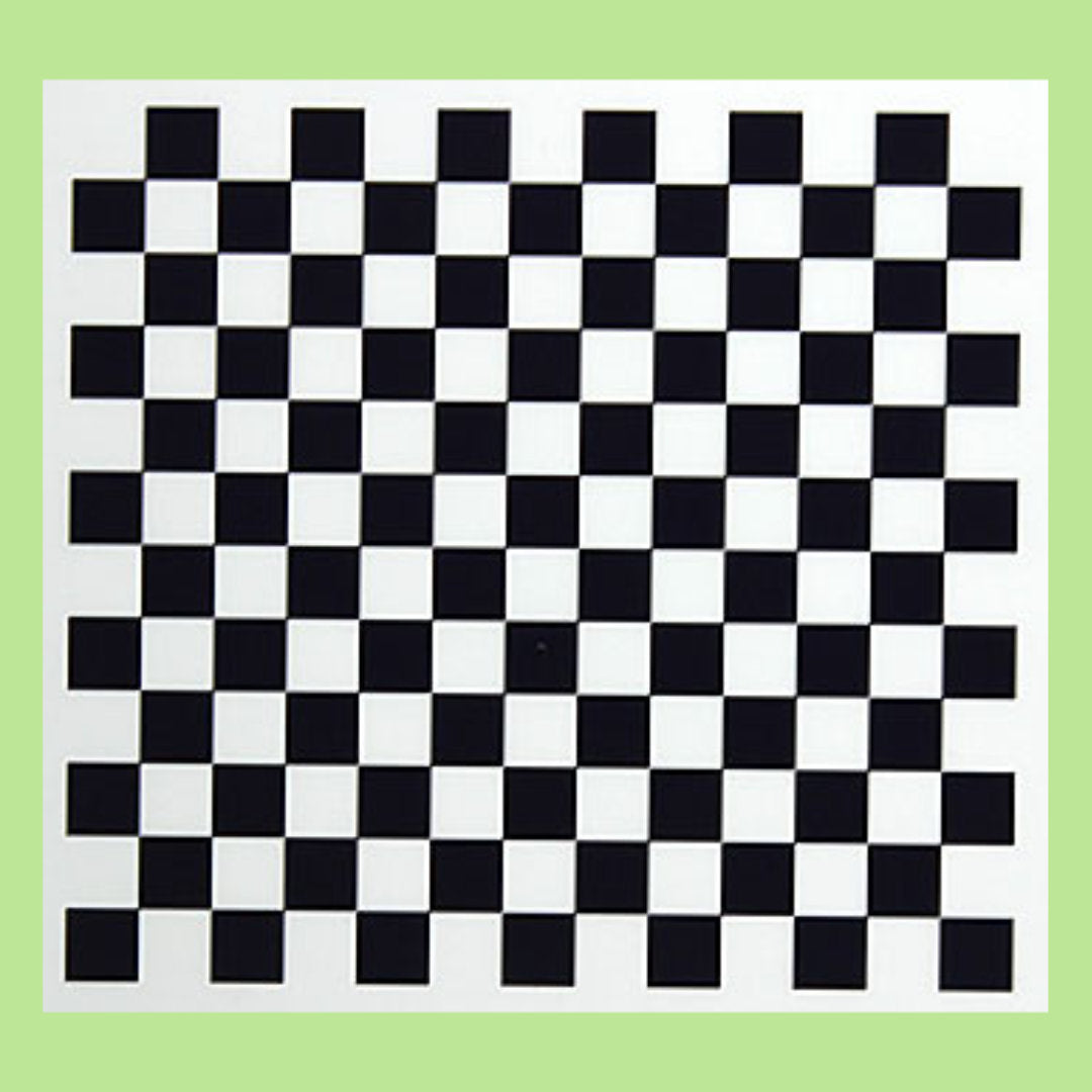 OpenCV kompatible Kalibrier-Targets auf Karbonplatte GROSS (1000x1000mm)